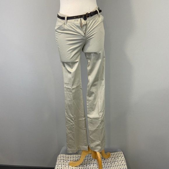 MANGO Straight Beige Pants NWT‎ - Picture 2 of 11